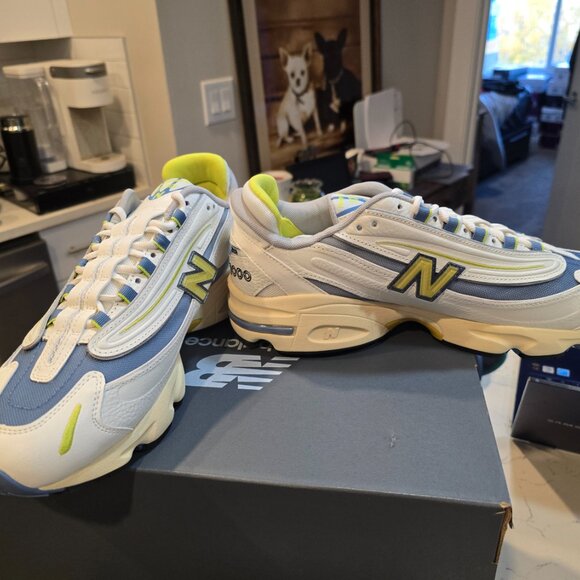 New Balance 1000 Sea Salt Heron Blue M1000CA Shoes Sneakers Mens Size 12 NEW - Picture 4 of 11